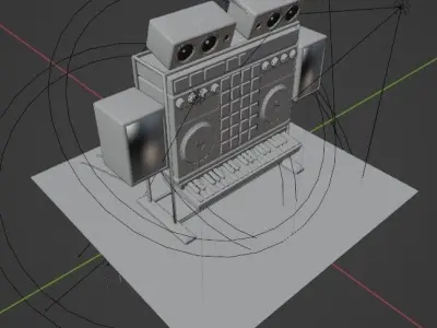 Big Groove Box 3D model
