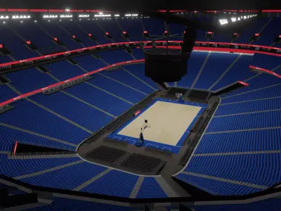 Basketball Arena Stadium  3D model