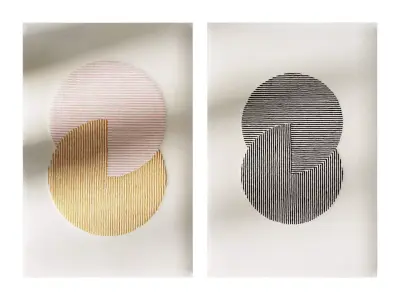 Rugs Pink Bernadotte Kylberg by NJRD 3D model