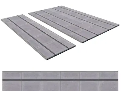 TRAM TRACKS type one 3D model