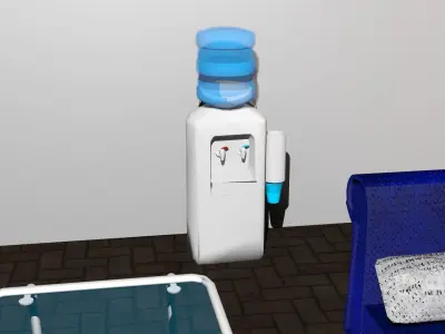 Office assets Free 3D model