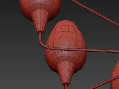 Chandelier VIOLA 8 3D model