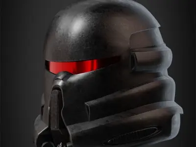 Purge Trooper Helmet for Cosplay 3D print model