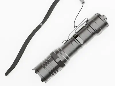 Nitecore P20iX Flashlight 3D model
