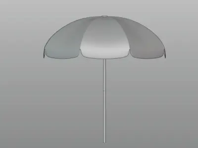 Beach umbrella 3D model