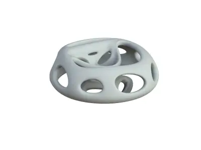 SciFi Cube Object No 65313 Low Poly Shape Low-poly 3D model