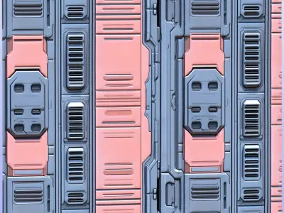 SciFi Seamless Texture Texture 13
