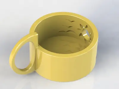 Keys Tray 9 Sunshine  3D print model