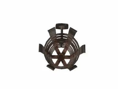 Iron Brazier PBR Low-poly 3D model