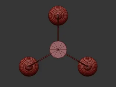 ACRO chandelier  3D model
