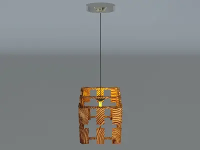 suspended ceiling lamp  3D model