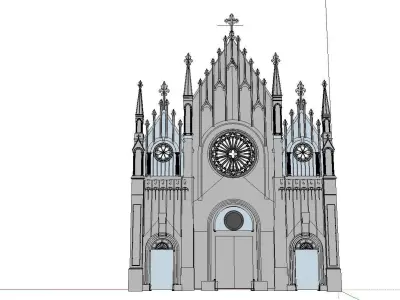 Architecture-Religion-God-Culture-Temple-0257 church 3D model