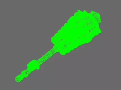 Cyber Samurai Greater Tetsubo RIGHT 3D print model