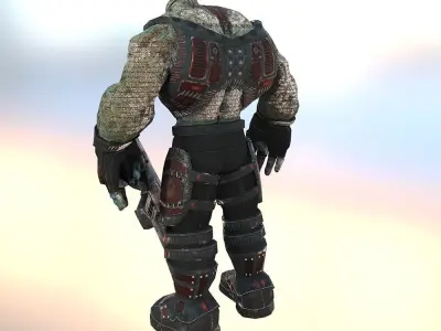 SF Orc Low-poly 3D model