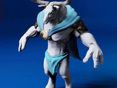 The King Deer 3D Print Model 3D print model