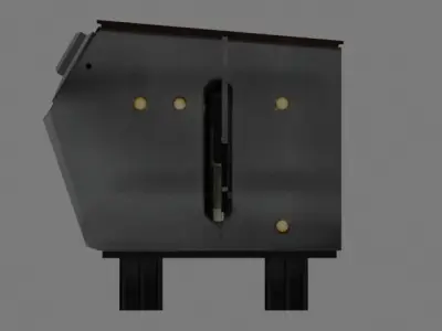 Turnstile AKPP-74 Low-poly 3D model