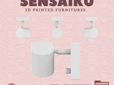 NYMANE Wall Reading Lamp for Dollhouse - IKEA - 3D Print 3D print model