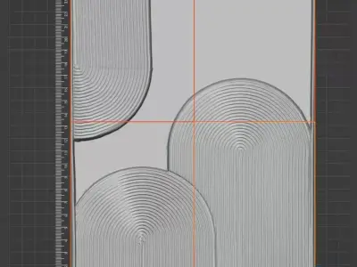 Modern Abstract Arches Wall Art - Modular 3D Decorative Panel  Free 3D print model