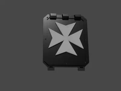 Templar Rhino Cross Door  3D model