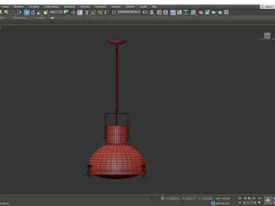 Nautique Pendant Light Low-poly 3D model