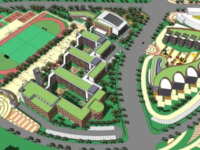 Sketchup Highschool or College 239 3D model