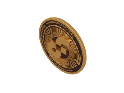 Flow Coin v3 001 Low-poly 3D model