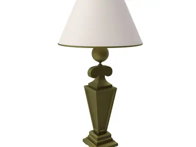 Bronze lamp 3D model
