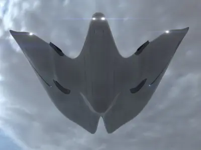 Explorer Spaceship 3D model