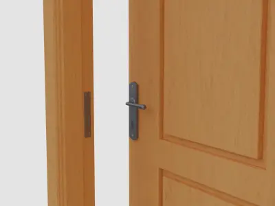 Door E3 Low-poly 3D model