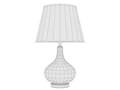 Akeim Glass Table Lamp Low-poly 3D model