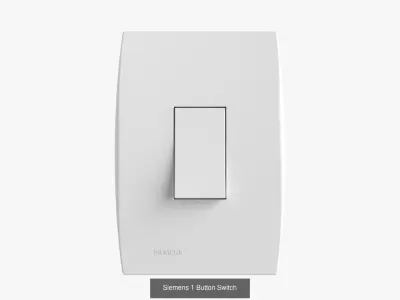 Siemens Outlets and Switches 3D Model Pack