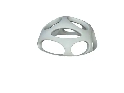 SciFi Cube Object No 54866 Low Poly Shape Low-poly 3D model