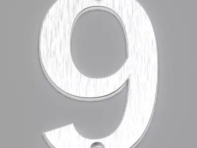 Number 9 3D print model