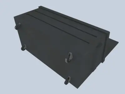 Industrial Garbage Container 3D model