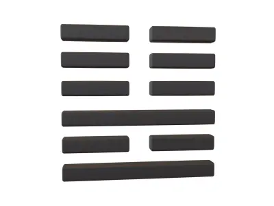 I Ching Hexagrams 36 ming yi v1 001 Low-poly 3D model