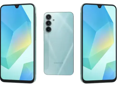 Samsung Galaxy A16 5G Light Green 3D model