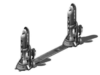Space - Guard 02 3D model