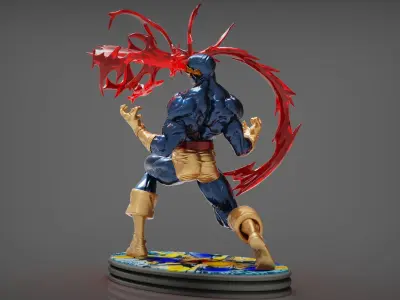 Cyclops character from street fighter 3D print model