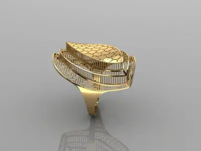 TURTORIAL RING 3D print model