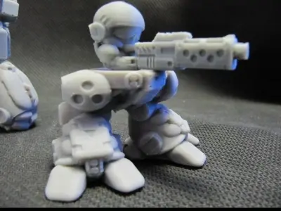 CHIBI-TECH SD - CORP MK IV HATCH GUNNER 3D print model