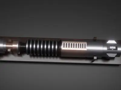 Lukes lightsaber 3D model