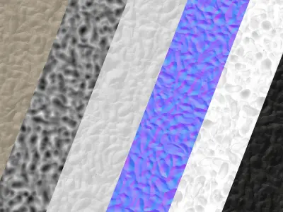 Beach sand Scan 3D model