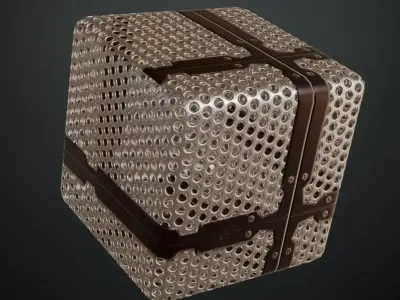 Var Metal Grill Transparent PBR Seamless Texture