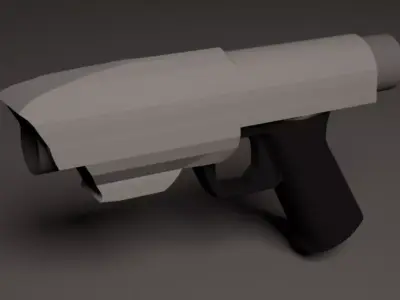 Pistol gun barrel 3D print model