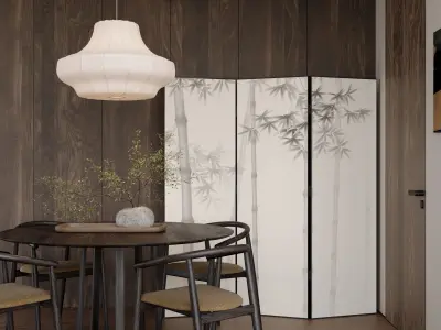 Apartment interior scenes  3D model order