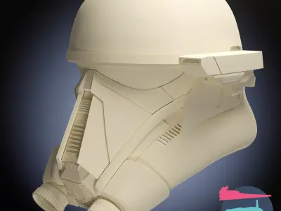 Death Trooper Helmet Rogue One 3D print model