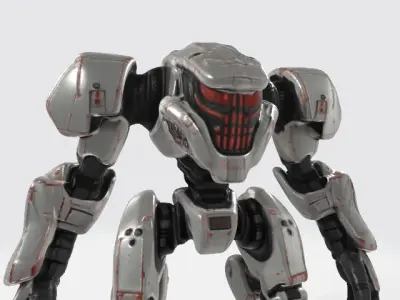 Mecha robot 3D model