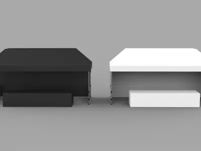 Promotion Tent Concept 3D model