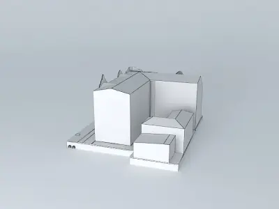 Riga Cesu street 23 Free 3D model