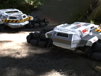 PG Research Mine Crawler 3D model